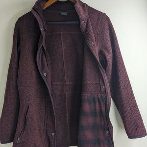 Eddie Bauer Full Zip Jacket with Flannel Lining